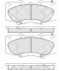 PN0548 Тормозные колодки дисковые NiBK